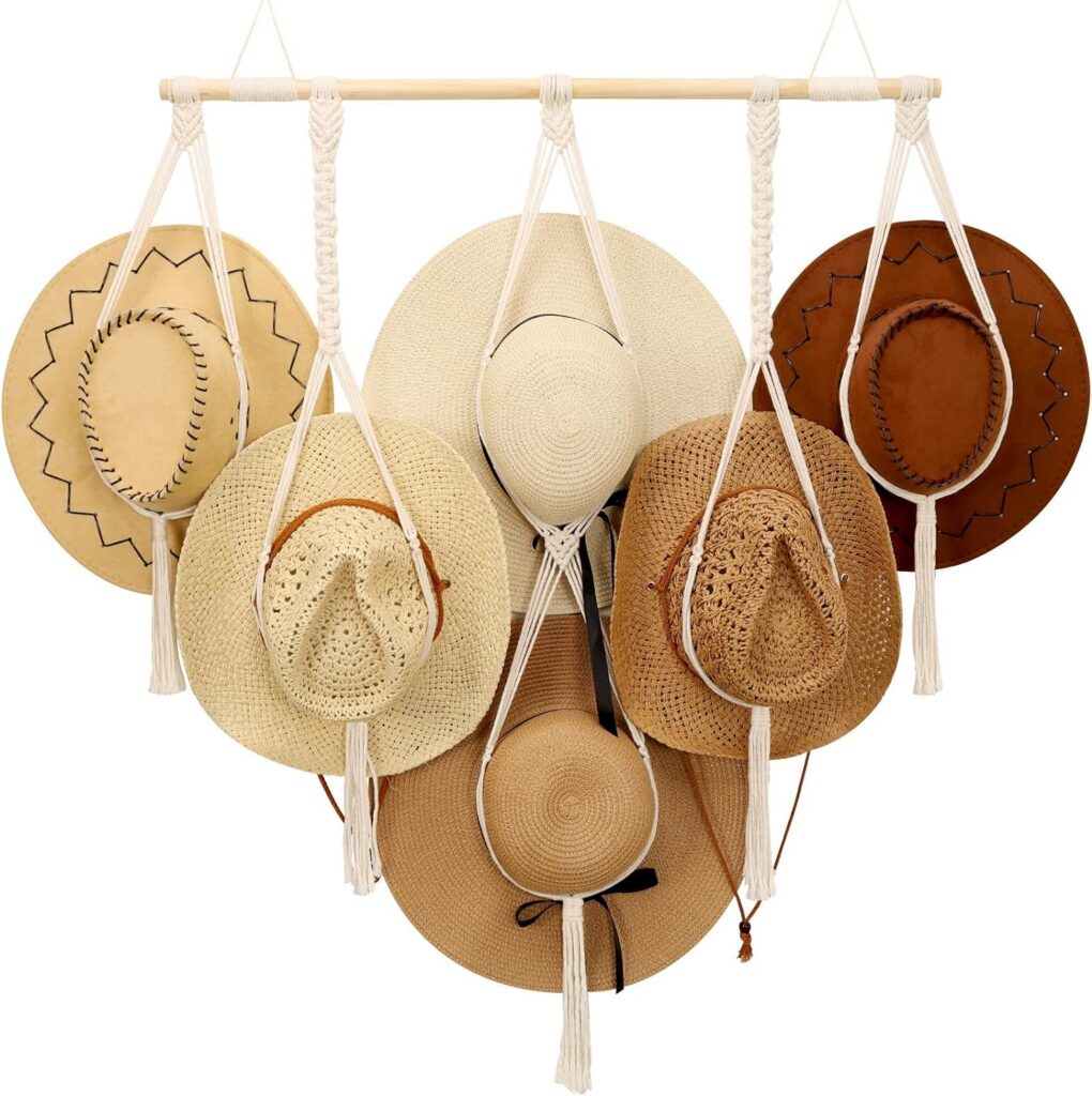 boho hat rack