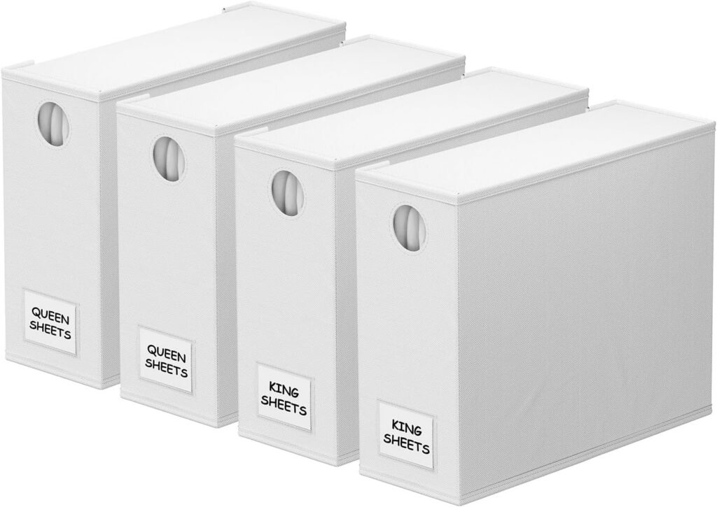 bed sheet organizers