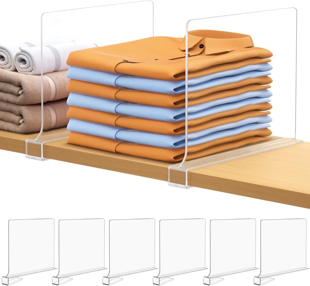 closet shelf dividers