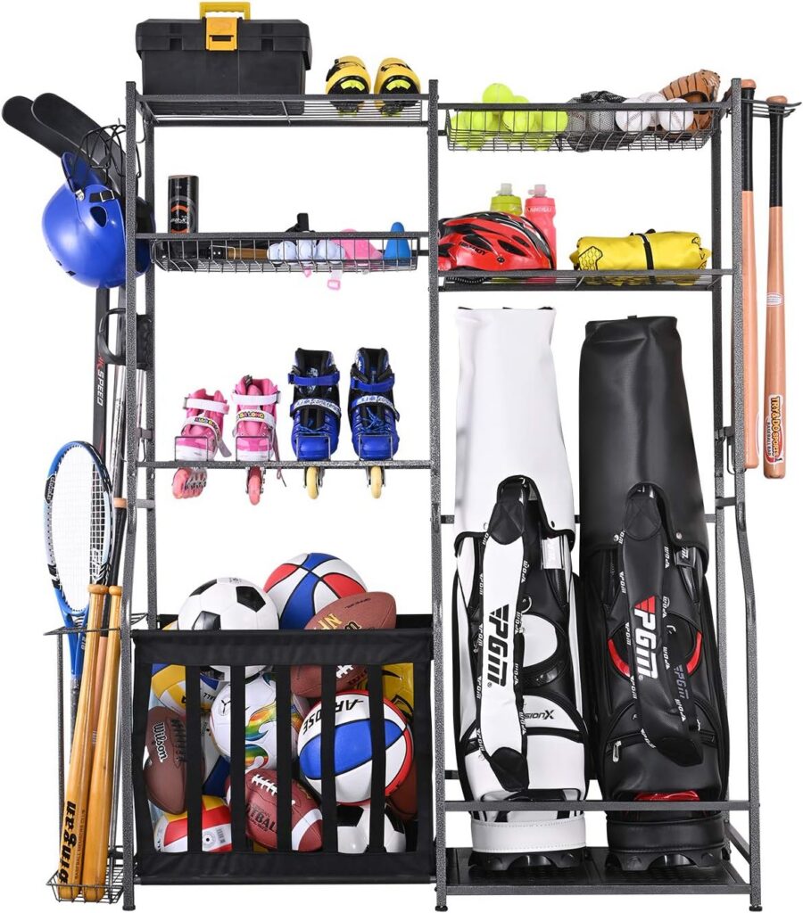 garage sports equipment storage